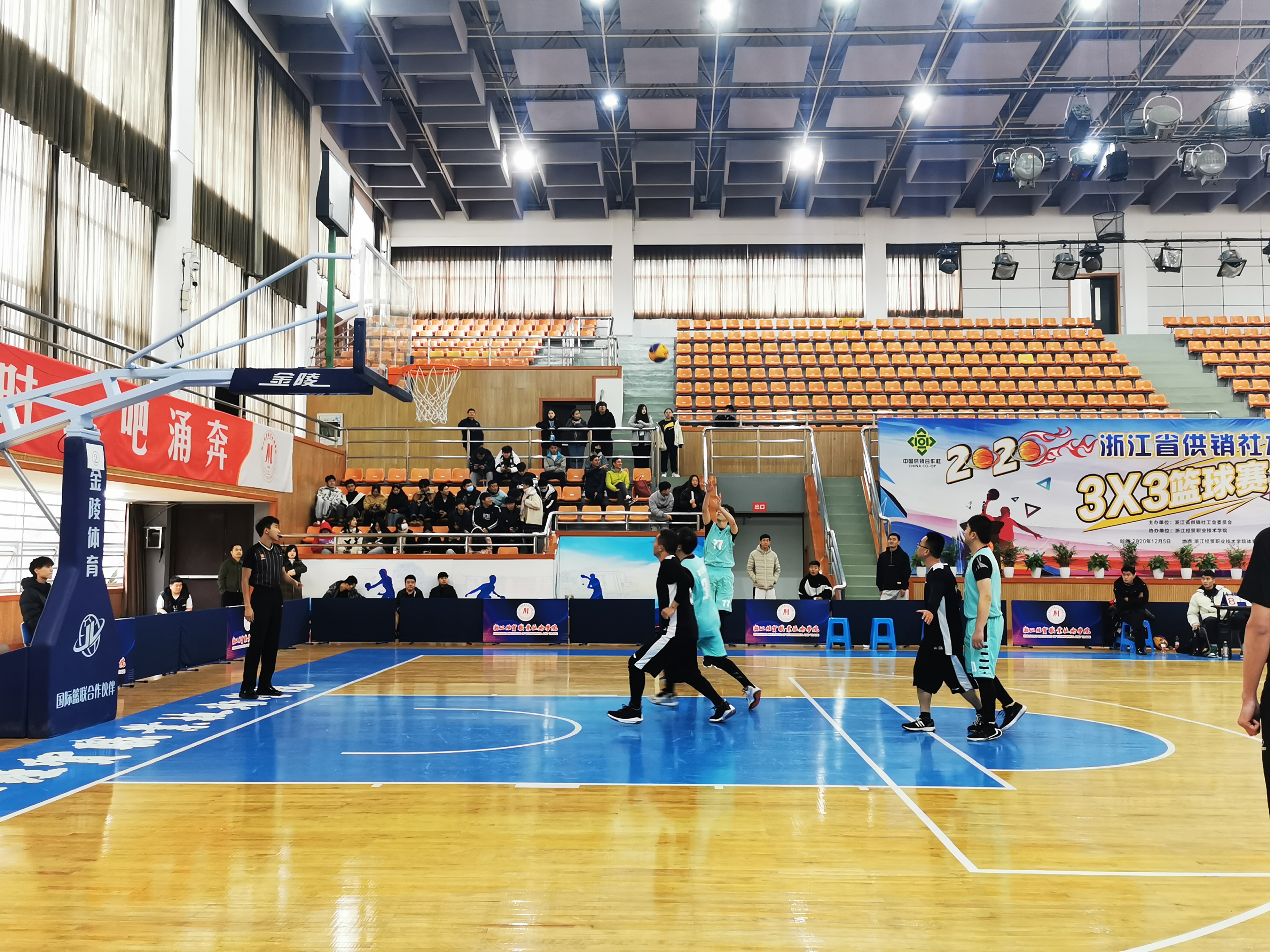 浙茶集團喜獲省社本級職工3X3籃球賽青年組第五名